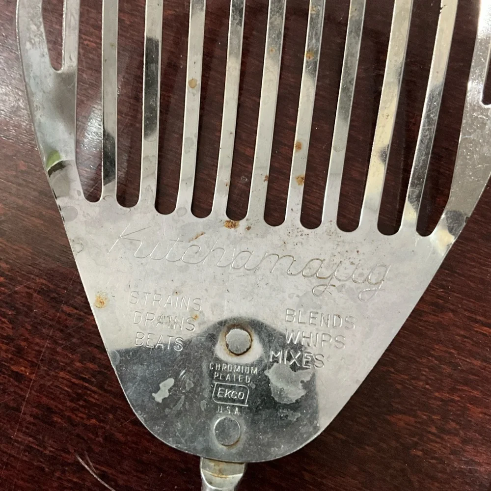 Lot of 5 Vintage Ecko Utensils Grater Serving Spoon Kitchamajig